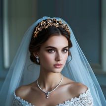Vintage Blatt Blume Barock Tiara Kristall und Perle Hochzeit Krone Stirnbänder für Königin Frauen Haarschmuck