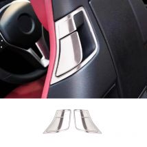 Per Mercedes Benz Classe E Coupé W207 C207 E200 E260: Copertura Interruttore Blocco Schienale Sedile Anteriore e Maniglia Sblocco Schienale - Accessorio Styling Auto