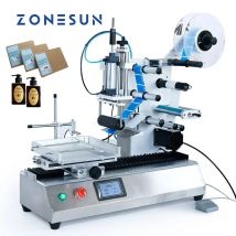 ZONESUN ZS-TB180 Półautomatyczna maszyna do etykietowania płaskich powierzchni, pudełek i butelek, naklejanie etykiet