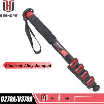 GEEHOPE U270A/U370A Monopiede in lega di alluminio Gamba a 5 sezioni Supporto per videocamera professionale per videocamera DSLR Canon Nikon GoPro