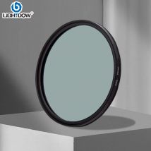 Lightdow Gewöhnlicher CPL-Objektivfilter zum Fotografieren des Sees 49 mm 52 55 58 62 67 mm 72 mm 77 mm 82 mm für Canon Nikon Sony Kameraobjektiv