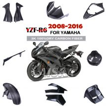 Fender Engine Cover Fuel Tank Side Panel Fairing Kit 3K Carbon Fiber Motorcycle Accessories For Yamaha YZF-R6 2008-2016 2015