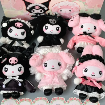 Nuevo Toptoy Sanrio familia Angel Garden Series caja ciega de vinilo juego ordenado Kuromi melody chica regalo Stock colgante auténtico