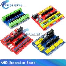 NANO V3.0 Controller Terminal Adapter Erweiterungsplatine Prototyp Shield und für UNO- R3 Mehrzweck-Erweiterungsplatine für Arduino
