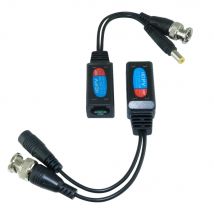 4K 8MP CCTV Video Power Balun RJ45 Coax BNC HD Twisted Pair Transceiver Connectors to CAT5e 6 For HD 8MP AHD CVI TVI CVBS Camera