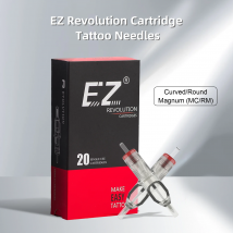 Aghi per tatuaggio con cartuccia EZ Revolution curvi Magnum MC RM # 10 0,30 mm per penna per macchinetta per tatuaggi a cartuccia rotativa 20 pezzi/scatola
