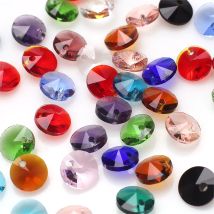 6mm 8mm 10mm 14mm Rivoli Crystal Beads Pointed Back Round Glass Beads Fancy Stone for Jewelry DIY Making Necklaces Earrings