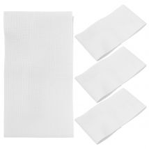 4 Pcs Blank Armband White Sports Arm Band Adjustable Elastic Captain Sleeve Football Basketball Team Arm Bands For Captain