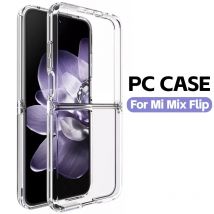 Fall Für Xiaomi Mix Flip Transparente Handy Abdeckung Für Mi Mix Flip 5G Harte PC Schutzhülle Vorne Hinten shell Bumper
