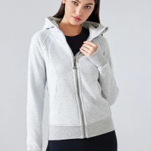 Zip Up Hoodie Fleece Laufjacke Damen Herbst Sport Fitness Pullover Casual Outdoor Yoga Kleidung Winter Gym Outfit Activewear