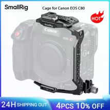 SmallRig C80 Camera Cage for Canon EOS C80, w Top Plate Cable Clamp, Detachable Baseplate for DJI RS Gimbals & Arca-type Tripods