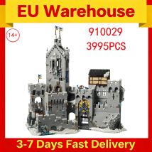 3995 stück Berg Festung Bausteine DIY Room Decor Bau Ziegel Schloss Modell Weihnachten Geschenke Kompatibel 910029