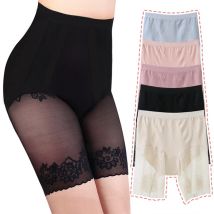 Neue Plus Größe Shorts Unter Rock Sexy Spitze Anti Scheuern Oberschenkel Sicherheit Shorts Damen Hohe Taille Hosen Unterwäsche Sicherheits Hosen Frauen