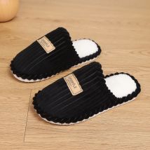 Winter Women's Graceful Home Slippers Ladies Light Soft Plush Slides Men Concise Comfortable Fluffy Sandals Couples Cute Shoes
