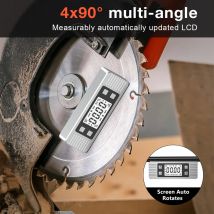 Scatola di livello digitale Magnete Goniometro Inclinometro Goniometro Misuratore di angolo di misurazione Magnete Righello da 90 gradi