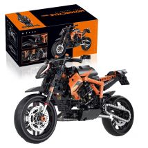 1:8 Model motocykla zestawy klocków wyścigi Moto cegły zabawki dla dzieci chłopcy prezenty urodzinowe dla dzieci dorosłych MOC techniczne 529 sztuk