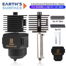 3D Printer Parts for Bambu Lab A1 A1 Mini Assembly Hotend Kit 0.2 0.4 0.6 0.8mm for Bambu Lab A1/A1 mini Nozzle Silicone Brush