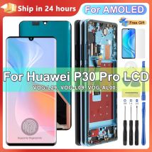 Display P30 Pro con impronte digitali, nuovo AMOLED per Huawei P30 Pro VOG-L29 VOG-L09 Display LCD Touch Screen Digitizer Sostituzione