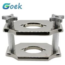 Pressa dentale a compressione singola Attrezzatura da laboratorio Scatola per denti bolliti in acciaio inossidabile Reline Jig per macchina utensile da laboratorio per odontoiatria