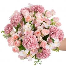 Künstliche Blumen Rose chrysantheme Seide Für Hochzeit Hause vase Festival Kranz garten party Diy geschenk Dekoration Heiße verkäufe