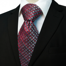 EASTEPIC Cravatte da uomo larghe 10 cm in abiti da lavoro Cravatta da uomo Accessorio jacquard Stampa di qualità Festa di nozze in pura seta