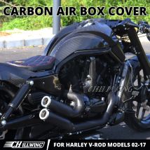 Passend für Harley V-Rod VROD Night Rod VRSCDX Muscle VRSCF VRSCAW VRSCA 2002–2017 Kohlefaser-Tankdeckel Airbox-Abdeckungen Kit