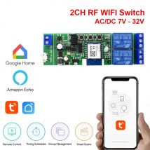 Tuya Smart Wifi Switch für die Beleuchtung RF 433MHz Wireless Switch Smart Life App Sprach steuerung Arbeit mit Alexa Google Home Alice