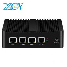 XCY Firewall Apparecchio Mini PC Intel Celeron J1900 Quad-Core 4x LAN 2.5G i225V i226V Scheda di rete Router morbido Pfsense OPNsense