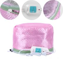 Regolabile PU + PVC Fodera Asciugacapelli A Vapore Tappo Elettrico Riscaldamento Dei Capelli Tappo Termico Cappello di Trattamento SPA Salone di Casa Cura Dei Capelli Per Lo Styling