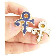 Prince Love Symbol Lapel Pin LES Lesbian Pride Rainbow Enamel Brooches Cuterus Uterus Feminist Girl Power Pro-cat Metal Badge