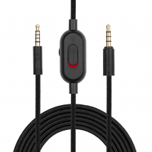 Logitech headset kabel ersatz für g pro, g pro x, g433, g233 kopfhörer sound aux kabel mit lautstärke controller und mu
