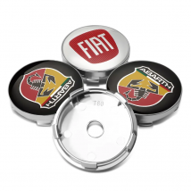 4PCS 56 millimetri 60 millimetri Coprimozzo Ruote Centro Coprimozzo Set Copertura Antipolvere Coprimozzo Ruota di Ricambio Per FIAT 500 Abarth Ducato Panda Grande