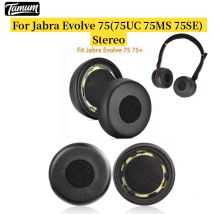 Cuscinetti per cuffie per Jabra Evolve 75(75UC 75MS 75SE) Cuffie stereo Cuscinetti auricolari di ricambio Cuscini di copertura Parti di riparazione del cuscino
