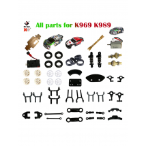 Wltoys K989 K969 RC Car Spare Parts Mosquito Car 1/28 Scale Motor Servo Board Tire Shaft Hub For K969 K989 Original Accessories