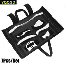 4/7 stücke Professionelle Edelstahl Gua Sha Werkzeuge Tiefe Gewebe Release Therapie IASTM Schaben Bord Myofasziale Massagegeräte