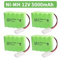 Ni-MH 12V 5000mAh AA-Batterie 12V NiMH-Batterien Pack NiMH-Batterie mit hoher Kapazität für ferngesteuertes Spielzeugauto, Boot, LKW, Spielzeugmodell