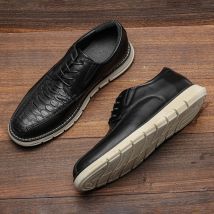 Modische Brogue-Herrenschuhe, bequem, 2025, Marke, Freizeitschuhe für Herren