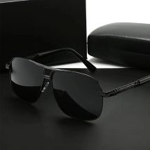 Metallisch polarisierte Doppelstrahl-Mode-Freizeitbrille für Männer und Frauen, Party, Urlaub, Sport, Dekoration, Foto, Urlaubsgeschenk