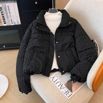 2026 New Winter Coats Women Parka Cotton Casual Jackets Thick Warm Overcoat Female Short Outerwear Black Clothes