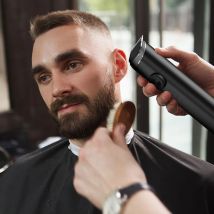 SEJOY F3 Elektryczna Maszynka do Włosów Wielofunkcyjna Męska Maszynka do Strzyżenia Włosów i Nosowych Owłosienia Bezprzewodowa Profesjonalna Golarka Elektryczna Męska, Czarna