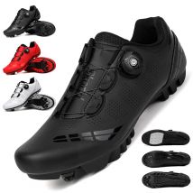 Męskie oddychające buty rowerowe Unisex Buty MTB Buty do rowerów górskich Buty sportowe do jazdy szosowej Buty rowerowe damskie z pedałami SPD