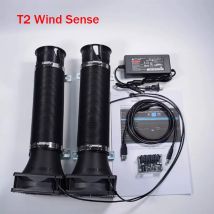 Gioco di corse simulato Simulatore di velocità del vento 8 m/s Vento forte Sedile da corsa coinvolgente PC T2 Senso del vento per Logitech MOZA FANATEC