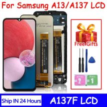 Hohe Qualität Für Samsung A13 A137 SM-A137F, SM-A137F/DSN, LCD Display Mit Touch Screen Digitizer Montage Reparatur Teile