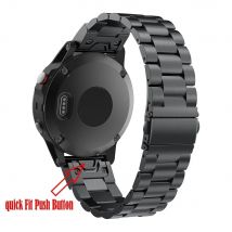 22 26 mm Quickfit Edelstahl-Armband für Garmin Epix Pro 47 51 mm Fenix 7X 7Pro 6X 6Pro 5 5XPlus 3HR Armband 965 955 Armband