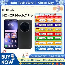 Versión Global HONOR Magic7 Pro 5G Smartphone Snapdragon 8 Elite 6,8 ''120Hz pantalla LTPO 100W carga 5270mAh IP68 BT5.4 OTG