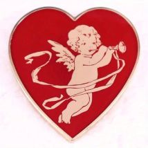 Cupid Angel Love Brooch Couple Valentine's Day Badge Decoration Pin