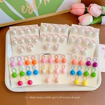 2024 neue Kinder Nette Farben Einfache Hohe Elastische Haar Bands Baby Mädchen Süße Weiche Scrunchies Gummibänder Kinder Haar Zubehör