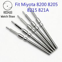 Watch Crown Stem Stainless Steel Fit Miyota 8200 8205 8215 821A Automatic Mechanical Movement Watch Accessories Parts