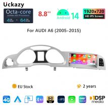 10,25 "AutoRadio Android 14 pantalla de coche para Audi Q7 4L 2005-2015 Multimedia inalámbrico Carplay estéreo GPS navegación 4G Audio DSP