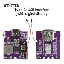 22.5W Power Bank Bidirectional Fast Charging Mobile Power Module Circuit Board With Digital/Light Type-C USB Suppor PD/QC3.0 2.0